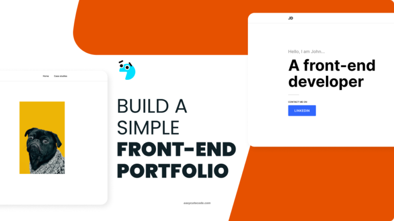 Build a simple front-end portfolio