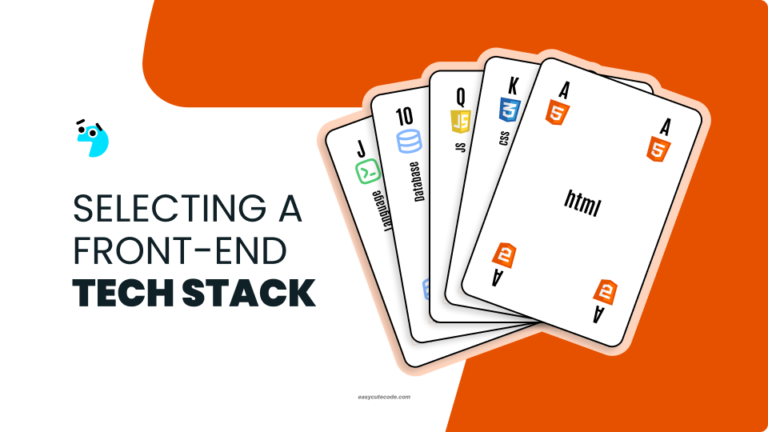 Selecting a front-end tech stack